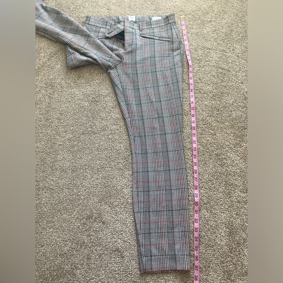 GAP Signature Size 6 Skinny Ankle Houndstooth Plaid Trouser Career Pants - Picture 9 of 10